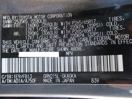 2007 TOYOTA 4RUNNER SR5 GRAY 4.0L AT 4WD Z17585